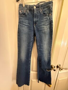 Ag Adriano Goldschmied Medium Blue Farrah boot cut Jeans
